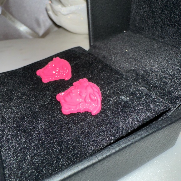 Versace enamel earrings NEW (AUTHENTIC) - Picture 5 of 9